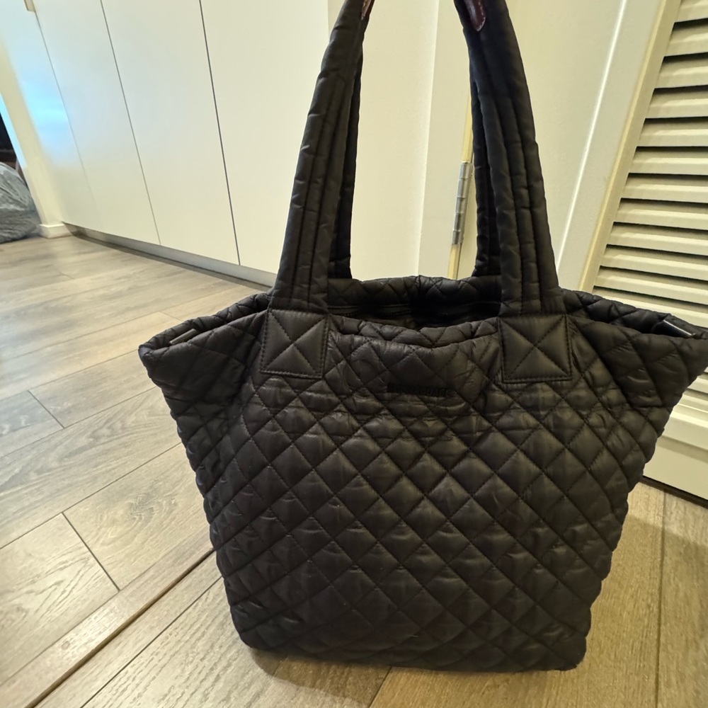 MZ Wallace Quilted Black Tote